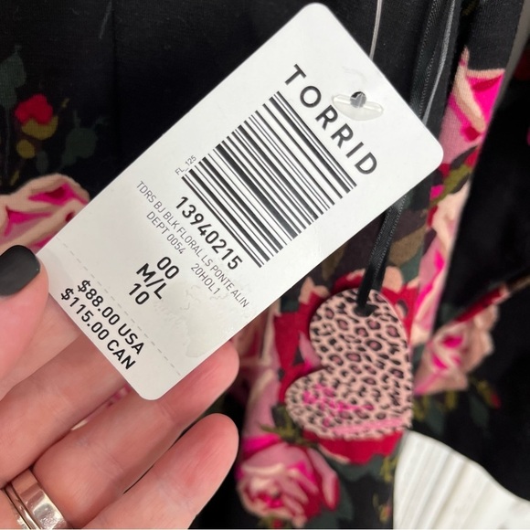 Torrid x Betsy Johnson Floral Skater Dress - Picture 7 of 9